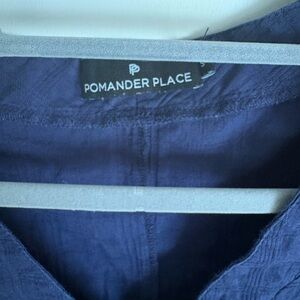 Pomander Place Deep Blue Blouse